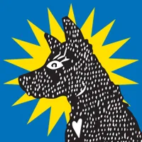 Logo em fundo azul